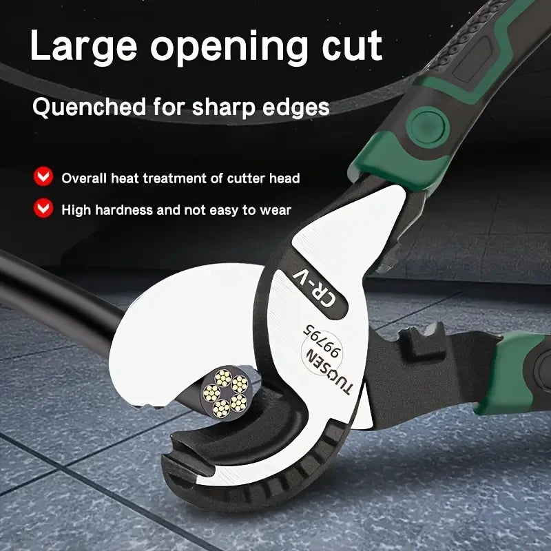 High Carbon Steel Cable Cutter Pliers - 6810 Inch Manual Wire Stripper for Appliance Repair - ZOOMNSTORE