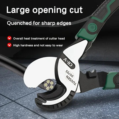 High Carbon Steel Cable Cutter Pliers - 6810 Inch Manual Wire Stripper for Appliance Repair - ZOOMNSTORE