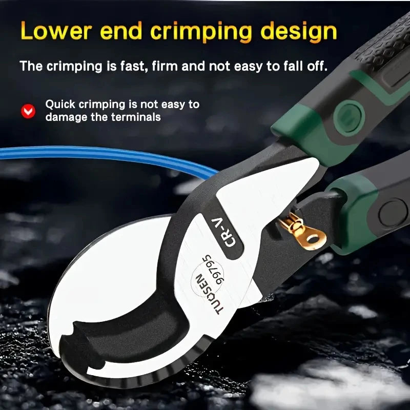 High Carbon Steel Cable Cutter Pliers - 6810 Inch Manual Wire Stripper for Appliance Repair - ZOOMNSTORE