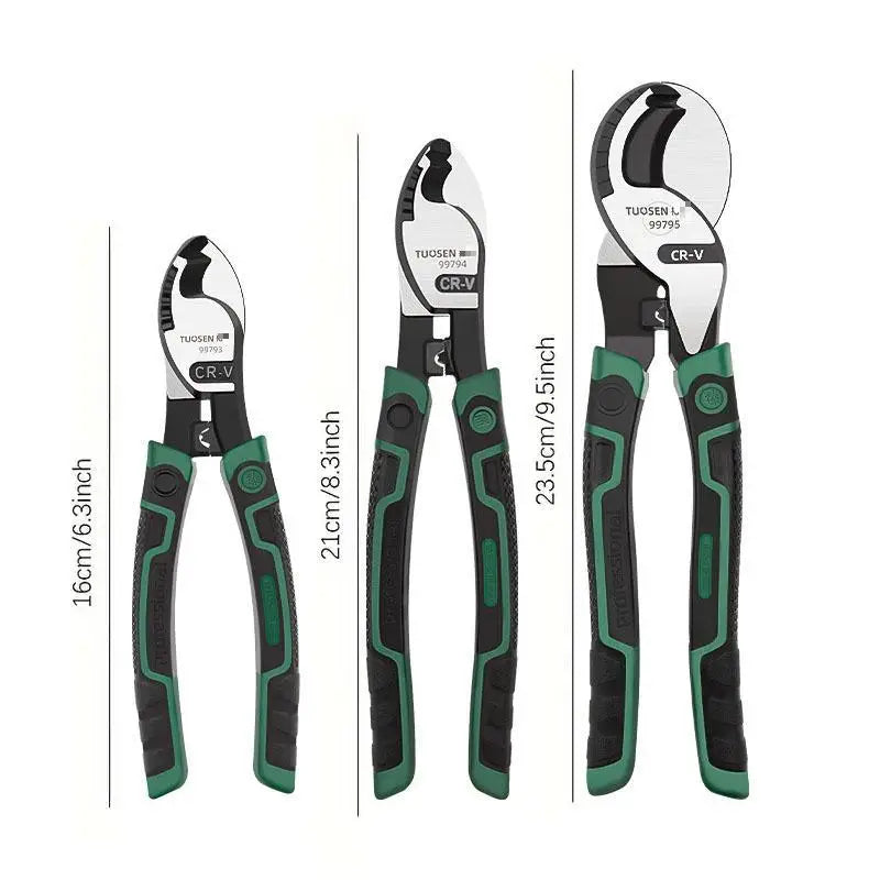 High Carbon Steel Cable Cutter Pliers - 6810 Inch Manual Wire Stripper for Appliance Repair - ZOOMNSTORE