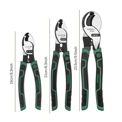 High Carbon Steel Cable Cutter Pliers - 6810 Inch Manual Wire Stripper for Appliance Repair - ZOOMNSTORE