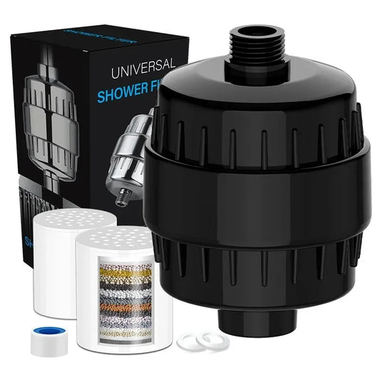 High Output Shower Water Filter - Removes Chlorine Fluoride  Heavy Metals - ZOOMNSTORE