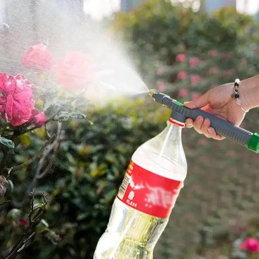 High Pressure Manual Watering Can - Adjustable Spray Bottle for Gardening - ZOOMNSTORE