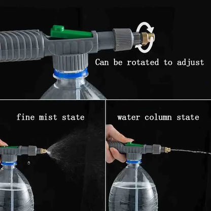 High Pressure Manual Watering Can - Adjustable Spray Bottle for Gardening - ZOOMNSTORE