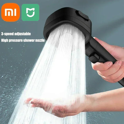 High Pressure Shower Head - Adjustable 3 Mode Water Saving Massage Sprayer - ZOOMNSTORE