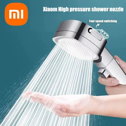 High Pressure Shower Head - Adjustable 3 Mode Water Saving Massage Sprayer - ZOOMNSTORE
