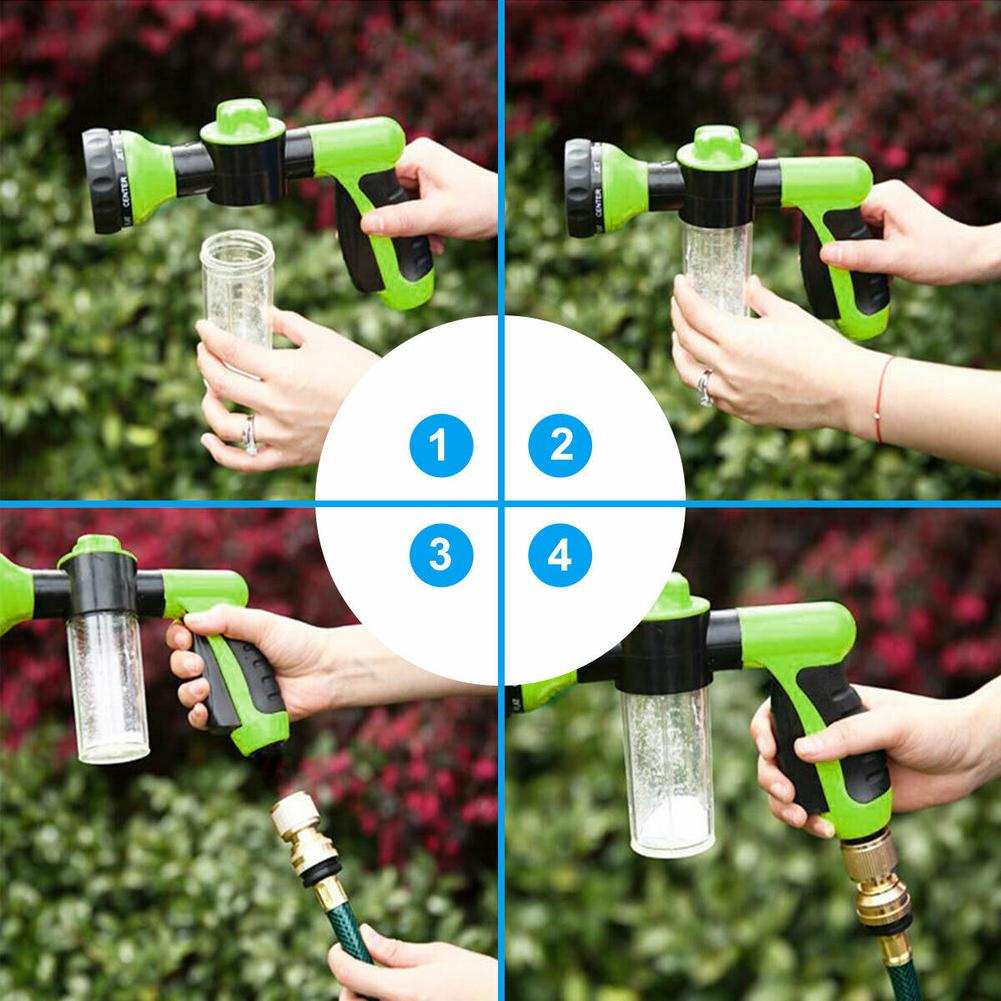 High Pressure Sprayer - Adjustable Spray Gun with Foam Soap Nozzle for Pet Wash & Bath Cleaning - ZOOMNSTORE