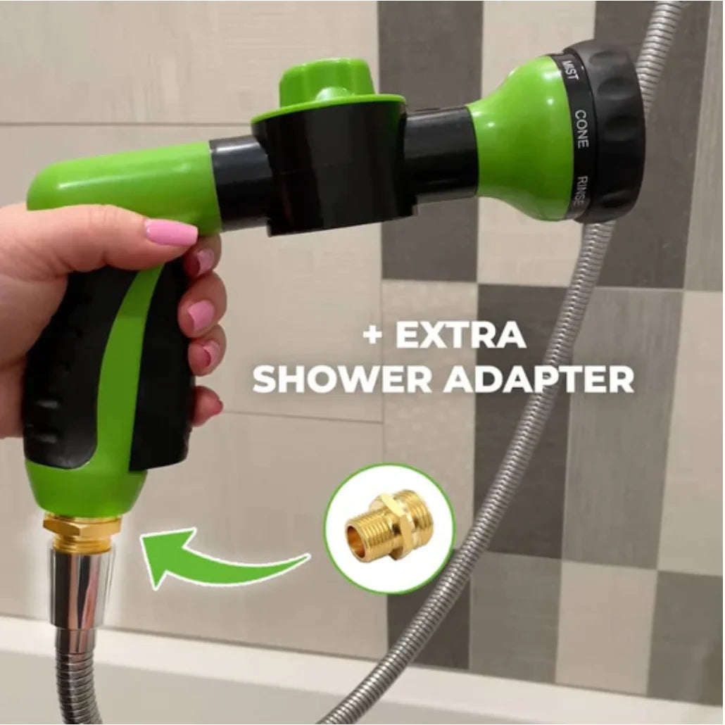 High Pressure Sprayer - Adjustable Spray Gun with Foam Soap Nozzle for Pet Wash & Bath Cleaning - ZOOMNSTORE