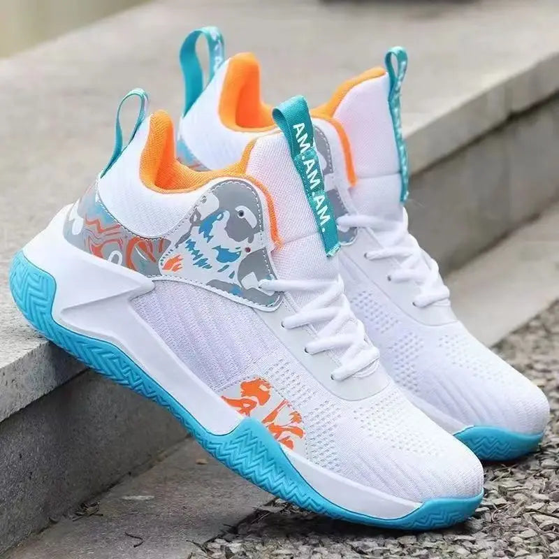 High Top Mens Basketball Sneakers - Anti-Slip Luxury Casual Running Shoes - ZOOMNSTORE