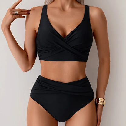 High Waist Push-Up Bikini Set - Sexy Womens Swimwear for Beach  Pool - ZOOMNSTORE