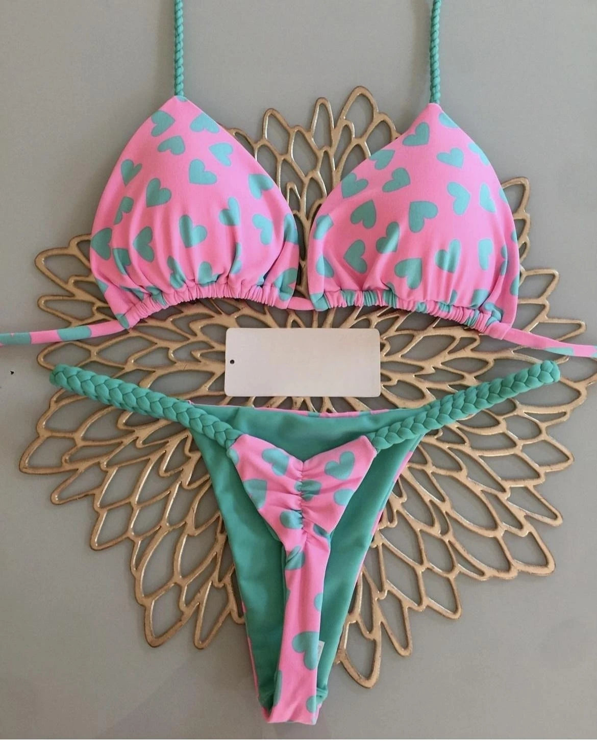 High Waist Bikini - Sexy Thong Two Piece Set Zebra Print Brazilian Swimwear Women - ZOOMNSTORE