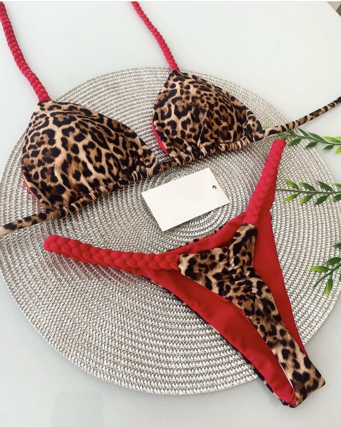 High Waist Bikini - Sexy Thong Two Piece Set Zebra Print Brazilian Swimwear Women - ZOOMNSTORE