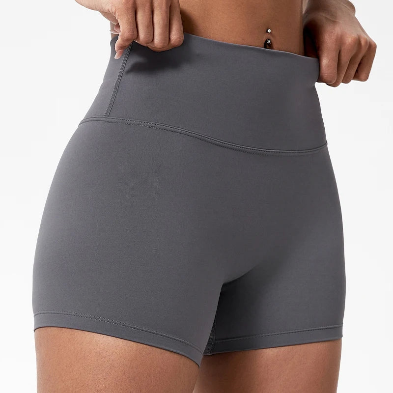 High Waist Butt Lift Running Shorts - Womens Slim Fit Gym  Cycling Leggings - ZOOMNSTORE