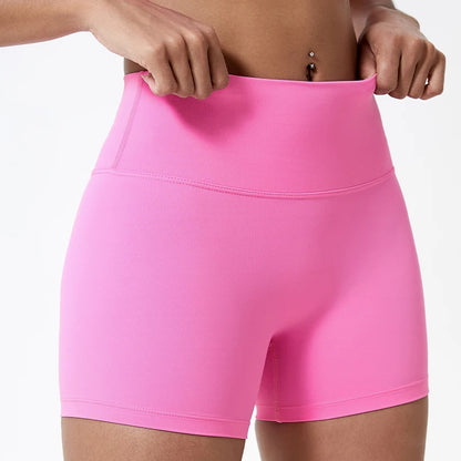 High Waist Butt Lift Running Shorts - Womens Slim Fit Gym  Cycling Leggings - ZOOMNSTORE