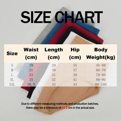 High Waist Cotton Panties – Plus Size Breathable Women's Underwear with Vertical Stripe Design - ZOOMNSTORE