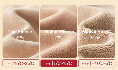 High Waist Fleece Leggings – Seamless Elastic Thermal Leggings Women Warm Winter Tights - ZOOMNSTORE