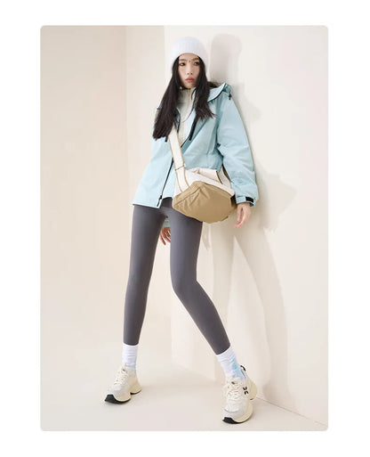 High Waist Fleece Leggings – Seamless Elastic Thermal Leggings Women Warm Winter Tights - ZOOMNSTORE