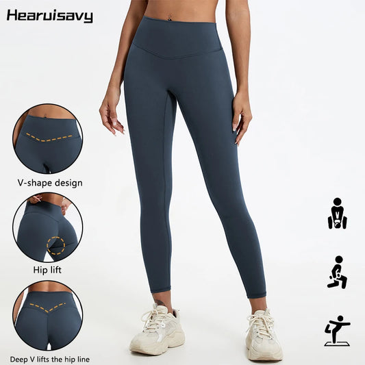 High Waist Quick-Dry Yoga Leggings - Super Soft Womens Workout Tights - ZOOMNSTORE