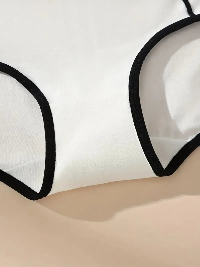 High Waist Panties - 4 Pack Cotton Women's Breathable Plus Size Briefs - ZOOMNSTORE