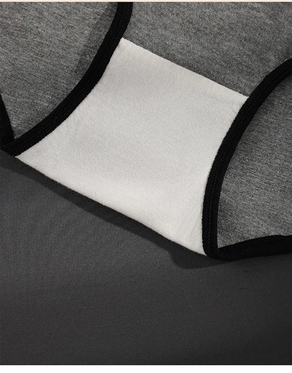 High Waist Panties - 4 Pack Cotton Women's Breathable Plus Size Briefs - ZOOMNSTORE