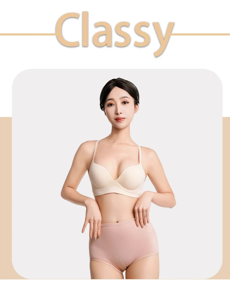 High Waist Panties - Breathable Cotton Briefs | Plus Size Seamless Underwear XL-6XL - ZOOMNSTORE