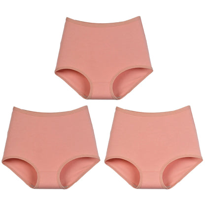 High Waist Panties - Breathable Cotton Briefs | Plus Size Seamless Underwear XL-6XL - ZOOMNSTORE