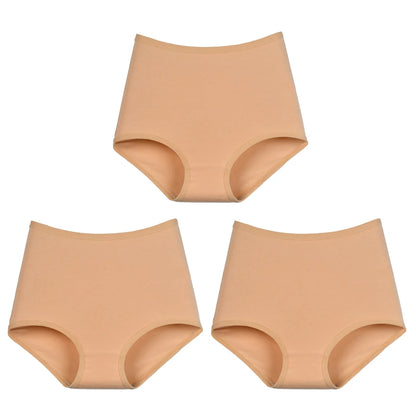 High Waist Panties - Breathable Cotton Briefs | Plus Size Seamless Underwear XL-6XL - ZOOMNSTORE