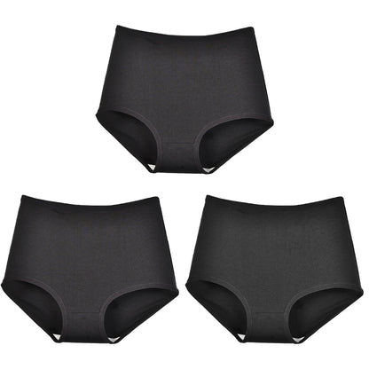 High Waist Panties - Breathable Cotton Briefs | Plus Size Seamless Underwear XL-6XL - ZOOMNSTORE