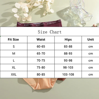 High Waist Panties - Cotton Briefs Set | Plus Size Breathable Lingerie for Women - ZOOMNSTORE