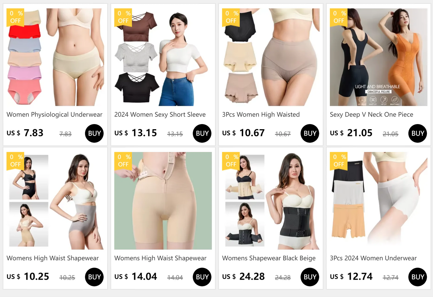 High Waist Panties - Soft Cotton Briefs Breathable Plus Size Underwear For Women - ZOOMNSTORE