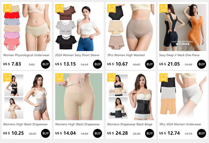 High Waist Panties - Soft Cotton Briefs Breathable Plus Size Underwear For Women - ZOOMNSTORE