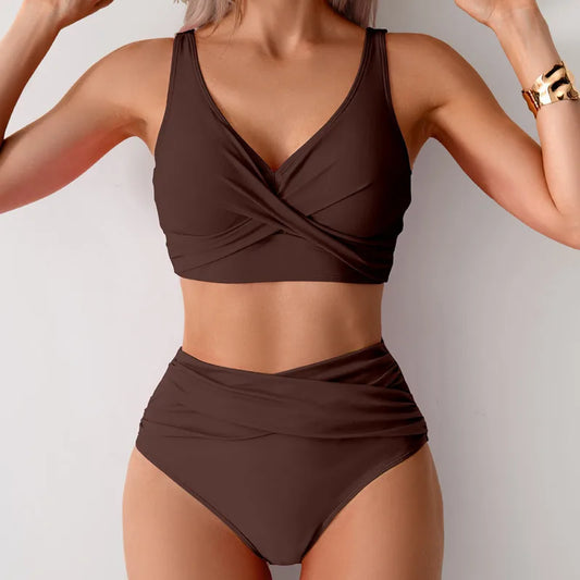High Waist Push-Up Bikini Set - Sexy Womens Swimwear for Beach  Pool - ZOOMNSTORE