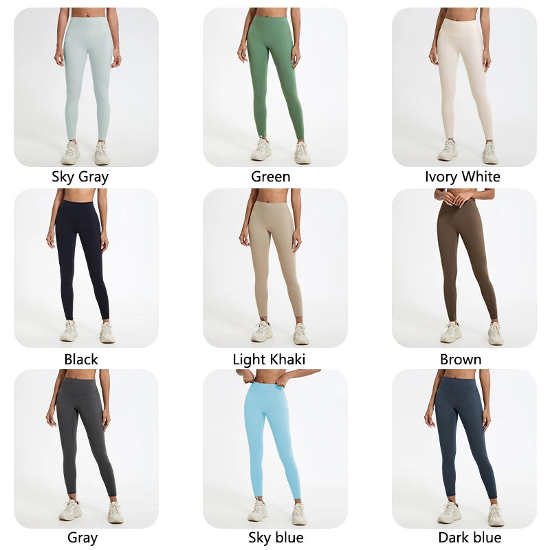 High Waist Quick-Dry Yoga Leggings - Super Soft Womens Workout Tights - ZOOMNSTORE