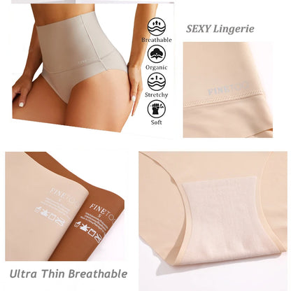 High Waist Shapewear - Seamless Panties | Elastic Butt Lifter Briefs, Large Size - ZOOMNSTORE