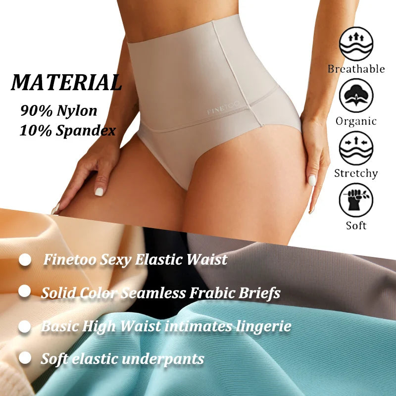 High Waist Shapewear - Seamless Panties | Elastic Butt Lifter Briefs, Large Size - ZOOMNSTORE