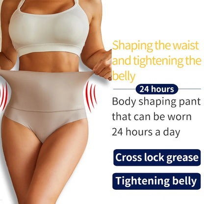 High Waist Shapewear - Seamless Panties | Elastic Butt Lifter Briefs, Large Size - ZOOMNSTORE