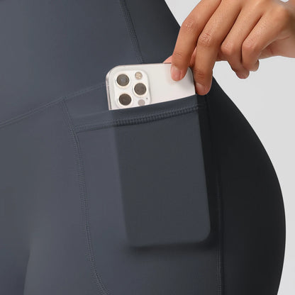 High Waist Workout Shorts – Women Gym Shorts with Pockets, Squat Proof & Quick Drying - ZOOMNSTORE