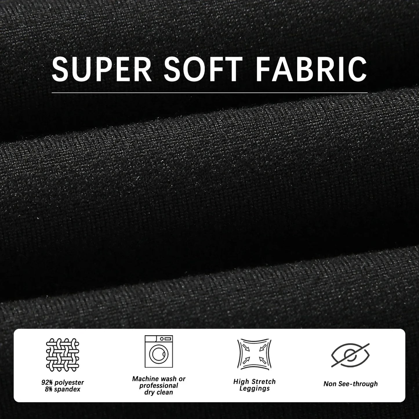 High Waisted Biker Shorts - Soft Tummy Control Workout Yoga Fitness - ZOOMNSTORE