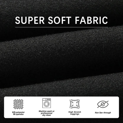 High Waisted Biker Shorts - Soft Tummy Control Workout Yoga Fitness - ZOOMNSTORE