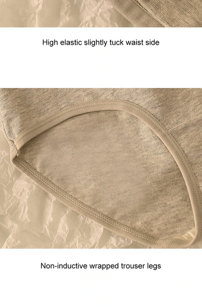 High Waisted Panties - Soft Cotton Spandex Briefs | Breathable Comfortable Underwear - ZOOMNSTORE