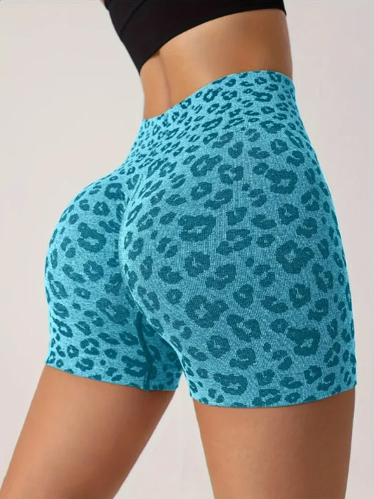 High-Waisted Yoga Shorts - Moisture-Wicking Fitness Leggings for Women - ZOOMNSTORE