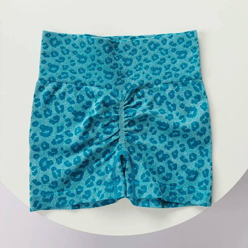 High-Waisted Yoga Shorts - Moisture-Wicking Fitness Leggings for Women - ZOOMNSTORE