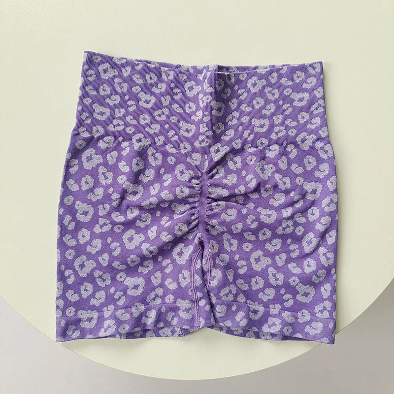 High-Waisted Yoga Shorts - Moisture-Wicking Fitness Leggings for Women - ZOOMNSTORE