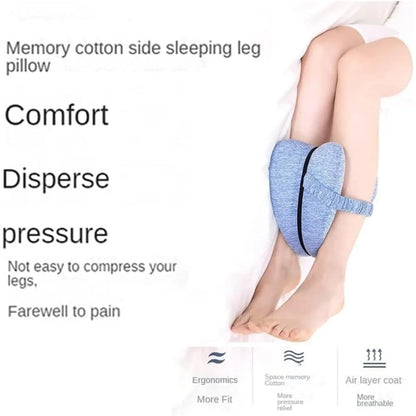 Hip Alignment Pillow - Memory Foam Side Sleeper Cushion for Sciatica Pain Relief - ZOOMNSTORE