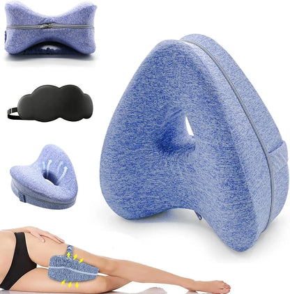Hip Alignment Pillow - Memory Foam Side Sleeper Cushion for Sciatica Pain Relief - ZOOMNSTORE
