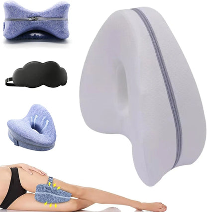 Hip Alignment Pillow - Memory Foam Side Sleeper Cushion for Sciatica Pain Relief - ZOOMNSTORE