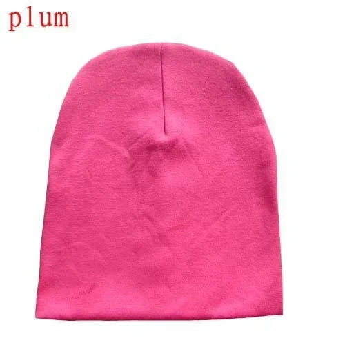 6M-3Y Baby Street Dance Hip Hop Hat Cotton Spring Autumn Toddler Cap Scarf for Boys Girls Winter Warm Solid Color Children - ZOOMNSTORE