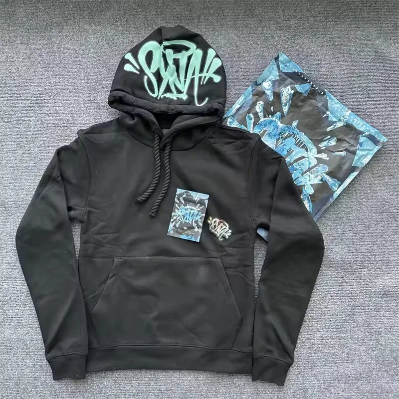 Hip Hop Tracksuit - Casual Cotton Hooded Sportswear for Men  Women - ZOOMNSTORE