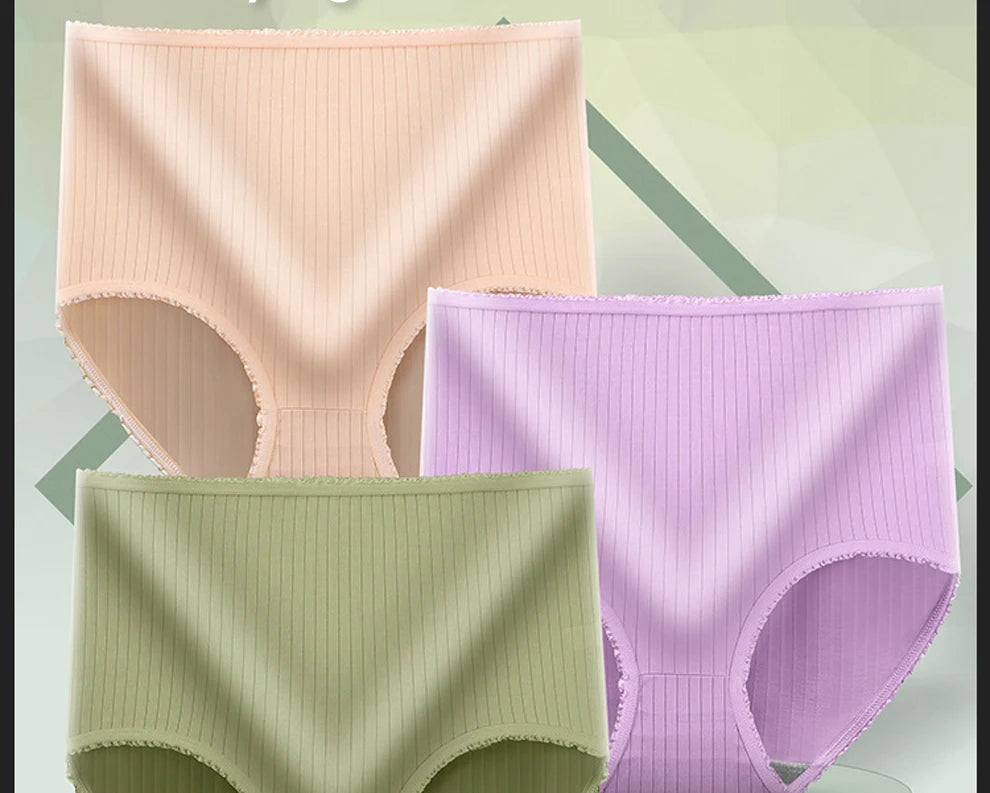 Hip Lift Panties - High Waist Underwear Plus Size Lingerie Breathable Briefs - ZOOMNSTORE