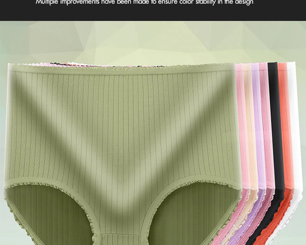 Hip Lift Panties - High Waist Underwear Plus Size Lingerie Breathable Briefs - ZOOMNSTORE